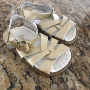 Baby salt water sandals, like new.